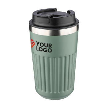 Tazza da viaggio in acciaio inossidabile riciclato Chiara 400 ml
