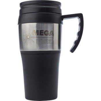 Tazza da viaggio in PP ed acciaio inox, capacità 500 ml Karina