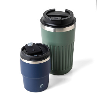 Tazza termica a doppia parete in acciaio inox riciclato 175 ml Oli