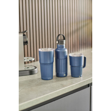 Tazza termica da viaggio in acciaio inox riciclato doppia parete 500 ml Kael
