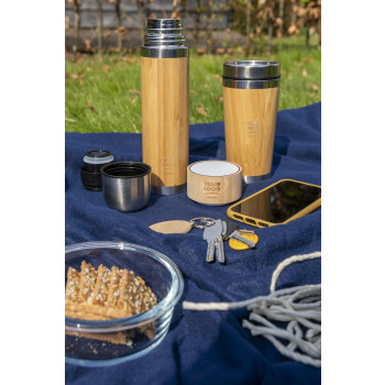 Thermos in e bamboo a doppia parete, capacità 420 ml Yara