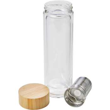 Thermos in vetro a doppia parete, capacità 420 ml Vicente