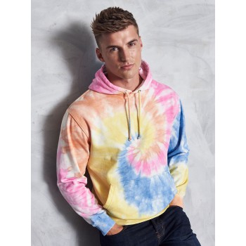 TIE-DYE HOODIE 80%C 20%P