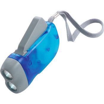 Torcia tascabile a dinamo, in ABS Tristan