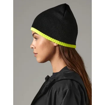 Two-Tone Pull-On Beanie