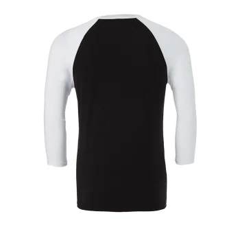 Unisex 3/4 Sleeve Baseball Tee