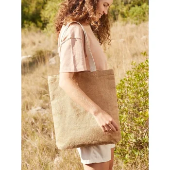 Unlaminated Jute Tote