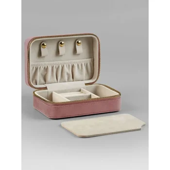 Velvet Travel Jewellery Box