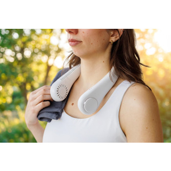 Ventilatore da collo in ABS con batteria ricaricabile Fresh