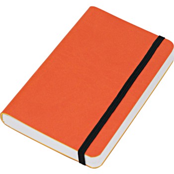 VERTICAL blocco 224 pg. con rigaggio, in vivella bicolore, con elastico verticale. Astuccio di confezione.