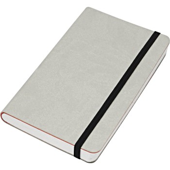 VERTICAL blocco 224 pg. con rigaggio, in vivella bicolore, con elastico verticale. Astuccio di confezione.