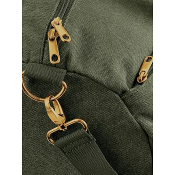 Vintage Canvas Barrel Bag