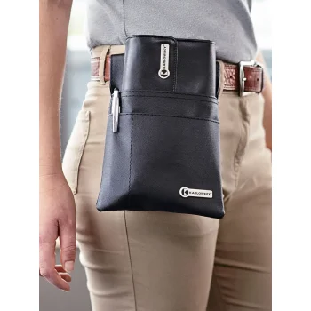 Waiter's Holster with belt pull-through