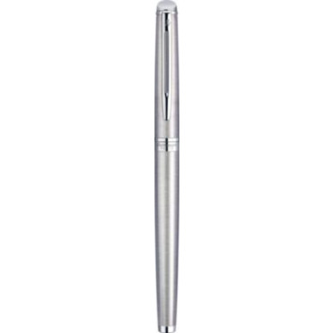 Waterman, penna stilografica Hemisphere in acciaio inox