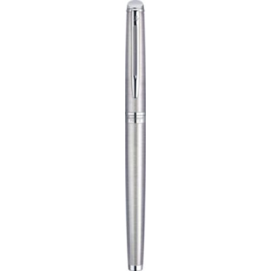 Waterman, penna stilografica Hemisphere in acciaio inox