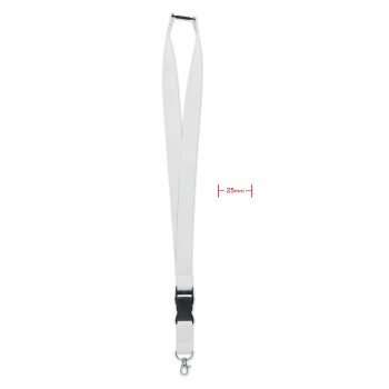 WIDE LANY - Lanyard con gancio in metallo