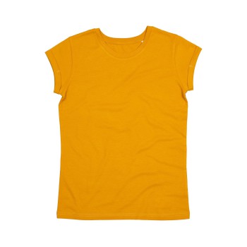 Women's Roll Sleeve T 100%C