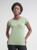 Women's Roll Sleeve T 100%C