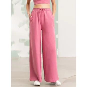 Women's Sustainable Fashion Wide Leg Joggers
