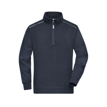 Work Half-zip Sweat 70%C 30%P