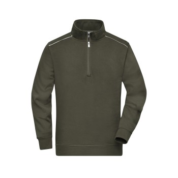 Work Half-zip Sweat 70%C 30%P