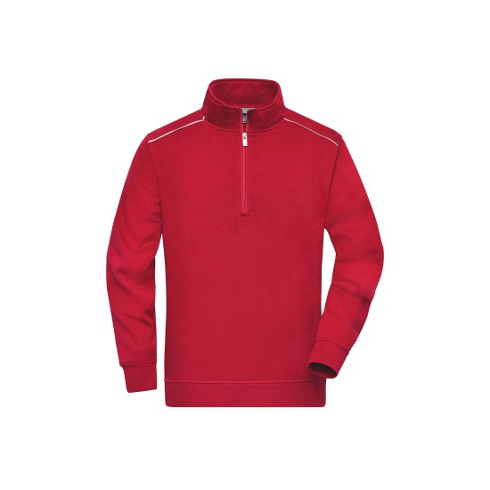 Work Half-zip Sweat 70%C 30%P