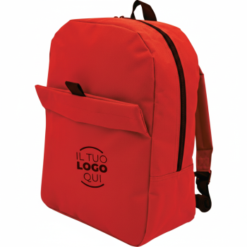 Zainetto sportivo in poliestere 600D con tasca frontale