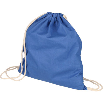 Zaino a sacca con coulisse in cotone Oeko-Tex 140 g/m2 Bridget