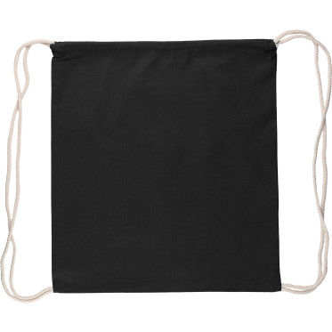 Zaino a sacca con coulisse in cotone Oeko-Tex 140 g/m2 Bridget