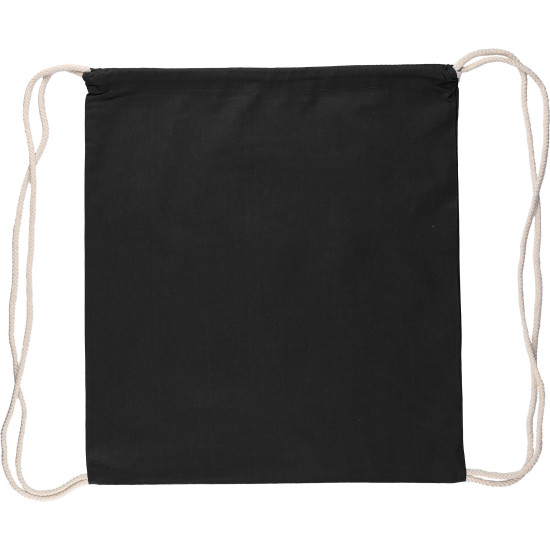 Zaino a sacca con coulisse in cotone Oeko-Tex 140 g/m2 Bridget