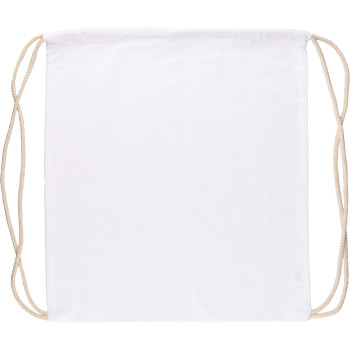 Zaino a sacca con coulisse in cotone Oeko-Tex 140 g/m2 Bridget