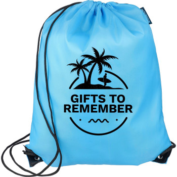 Zaino con chiusura a coulisse in poliestere rPET 210D Calix