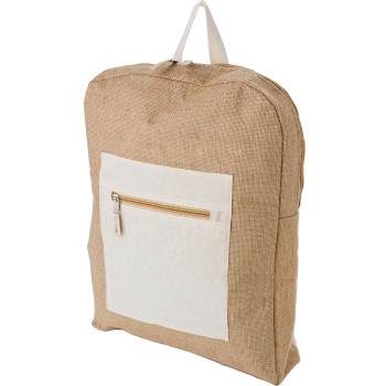 Zaino in juta e cotone Edison