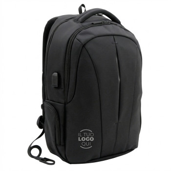 Zaino portacomputer con spallacci imbottiti e vano imbottito