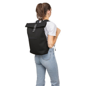 Zaino roll-top in PU riciclato Naiya