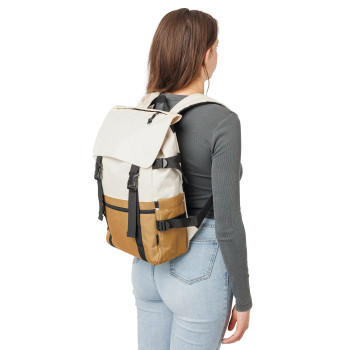Zaino Vayo bicolore | Riciclato | Portatile 15" | 11 l