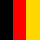 black/red/gold-yellow