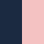 oxford navy/candyfloss pink