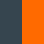 charcoal/orange crush