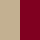 khaki-burgundy