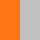 girocollo,arancio/grigio